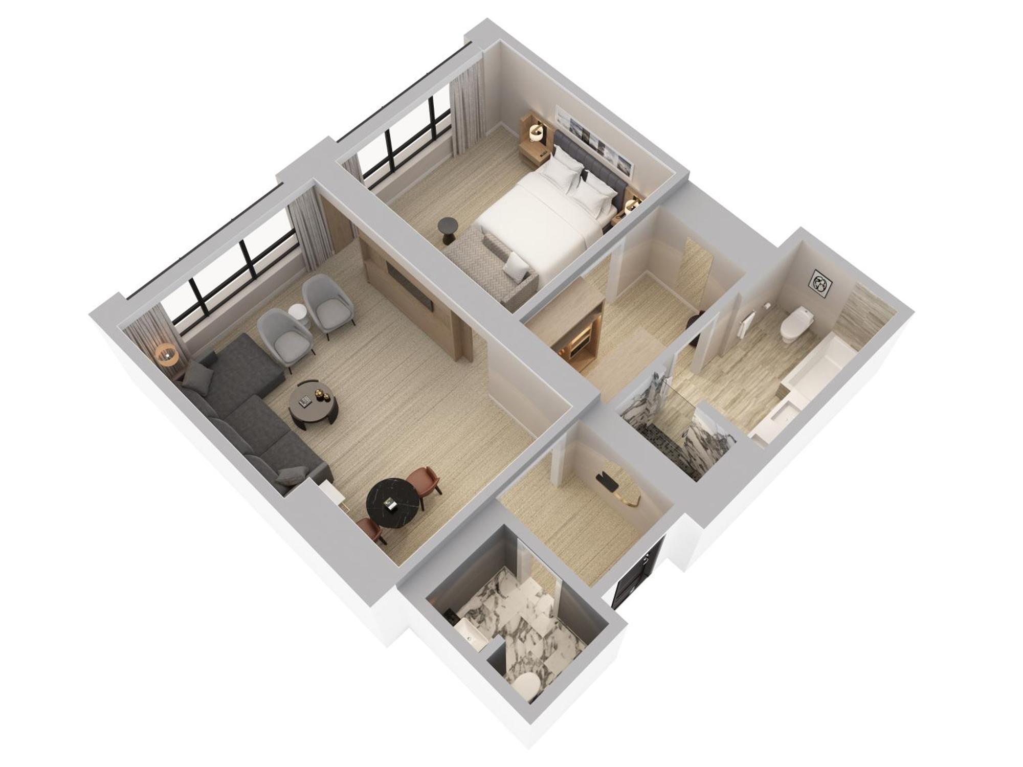 Deluxe One-Bedroom Suite,1547325634:JPEG