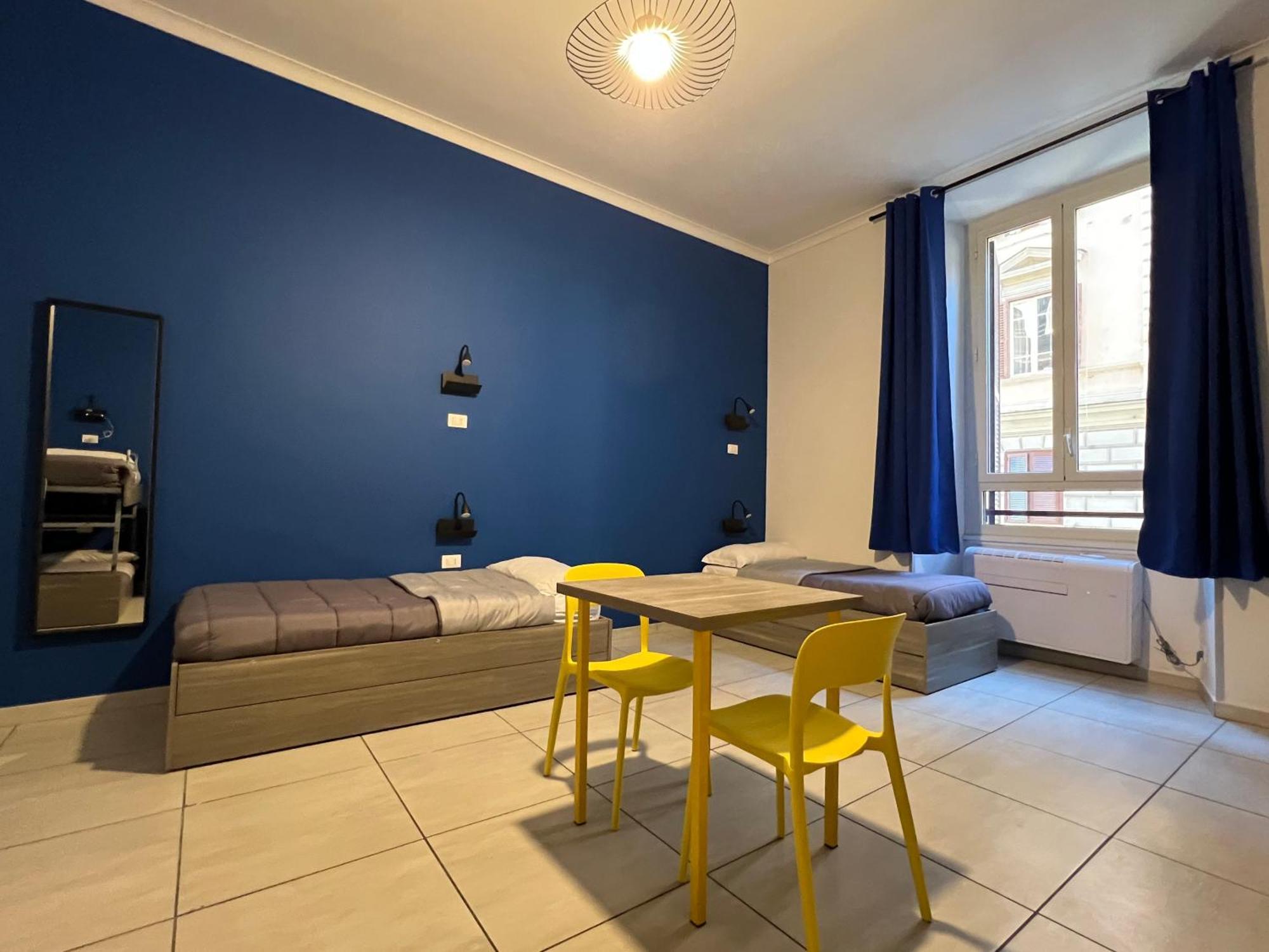 Bett in einem gemischten 6-Bett-Schlafsaal mit externem Gemeinschaftsbad