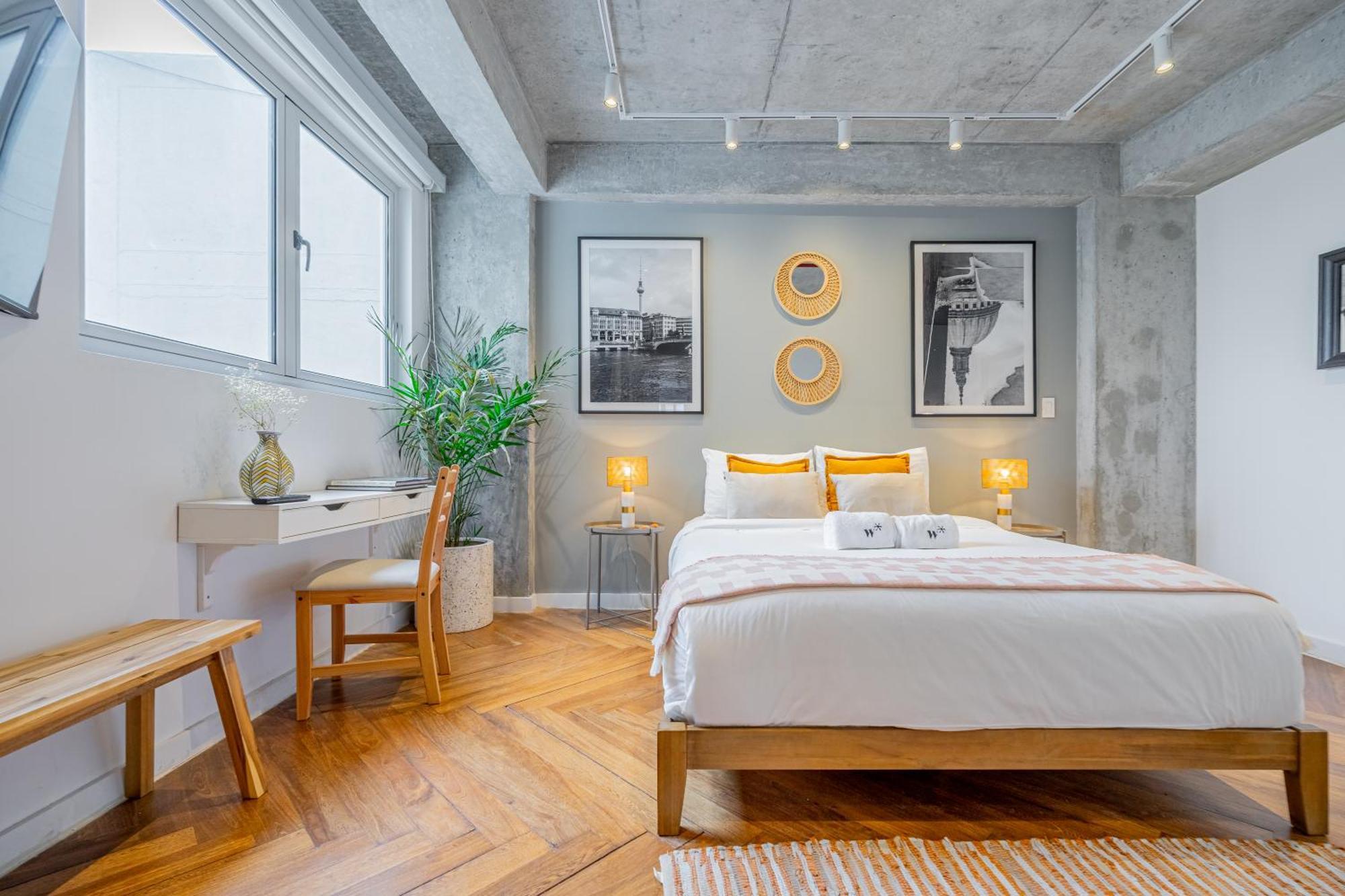 Apartamento Deluxe de 2 Quartos com Varanda