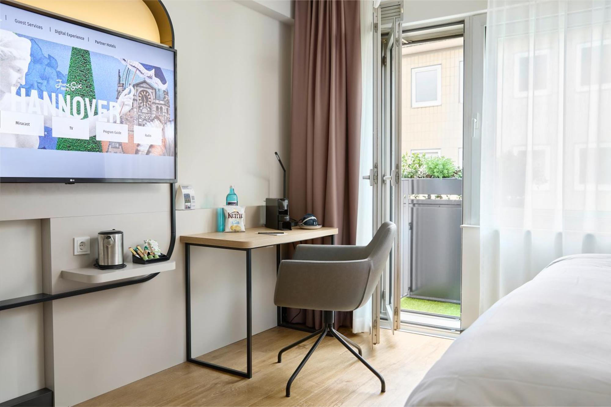 Kamer met Queensize Bed en Balkon