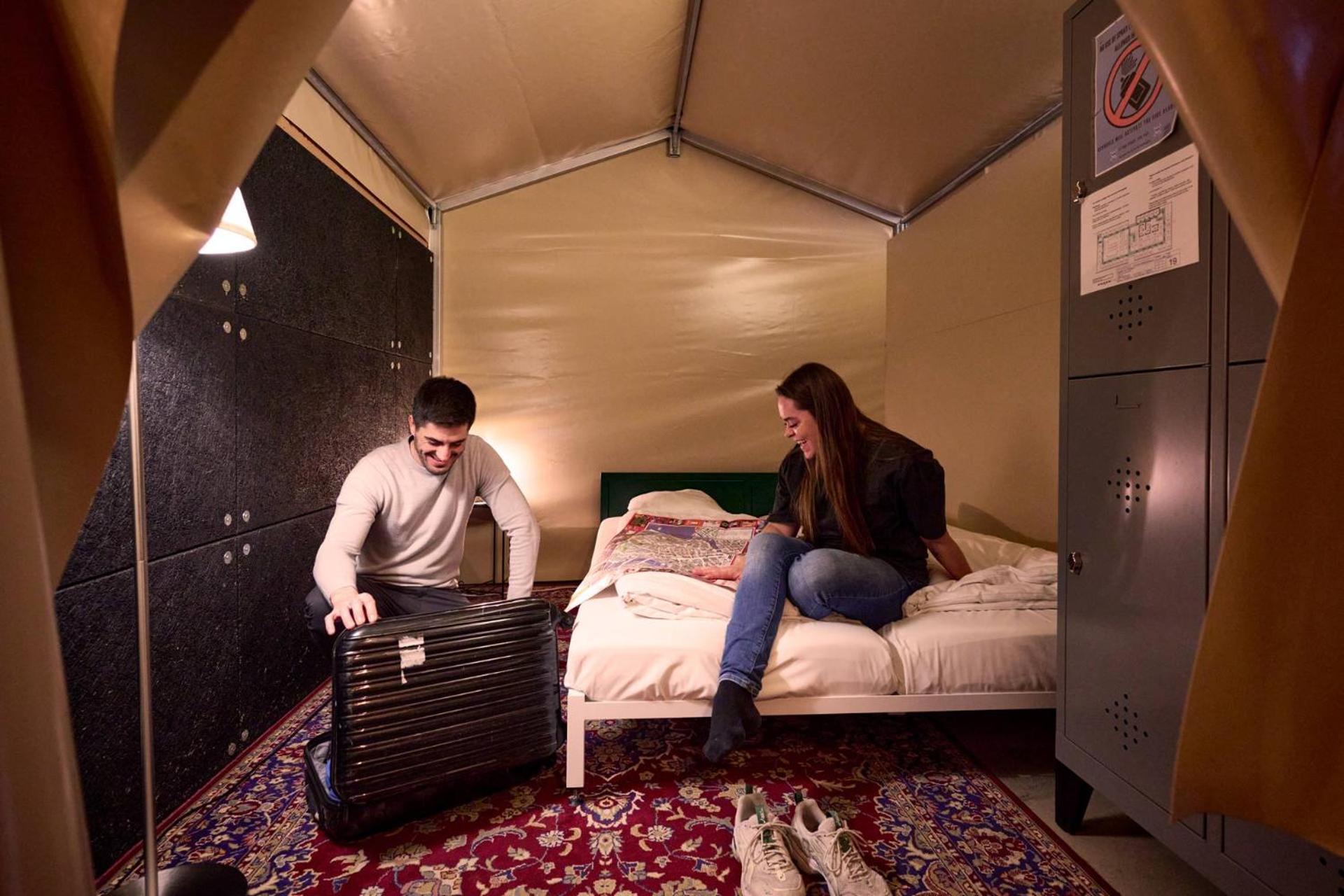 Private Double Tent
