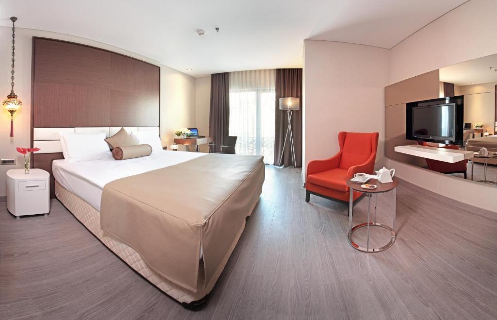 Superior Tweepersoonskamer met 1 of 2 Bedden en gratis pendeldienst naar Taksim
