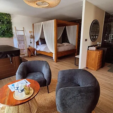 Le Cocoon - Jacuzzi, Sauna et Piscine privée-3