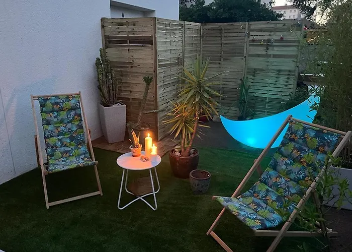 Superbe appartement avec jacuzzi avec jardin privé