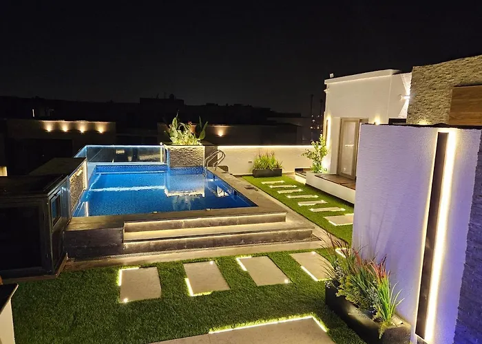 New Cairo'S Poolside Oasis