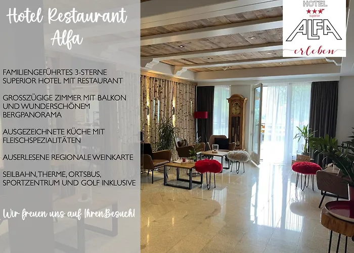Hotel Alfa Superieur - Leukerbad-Therme