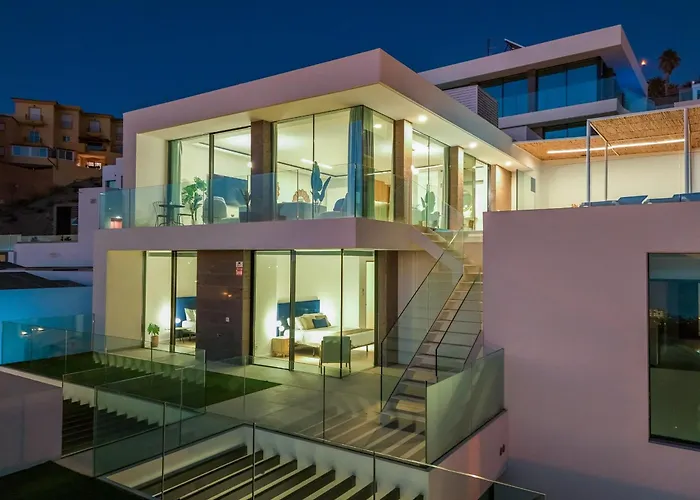Villa E With Priv, Heated Pool, Ocean View The View Tenerife