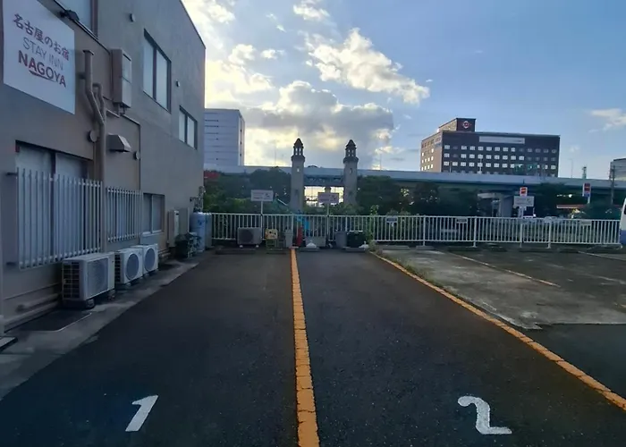 駐車場無料 名古屋のお宿 Stay Inn Nagoya Free Car Park 5M以上の車両要相談