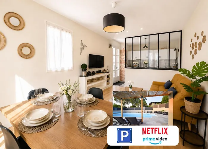 Charmant Gîte 4 étoiles avec piscine