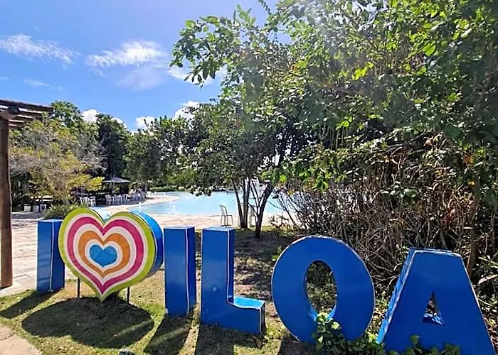 ILOA Condomínio Resort BARRA DE SÃO MIGUEL, Quarto em frente a piscina