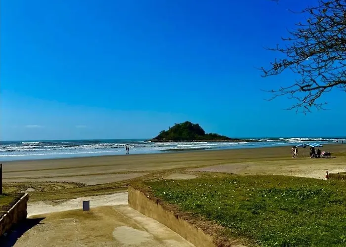Casa de temporada enfrente a praia