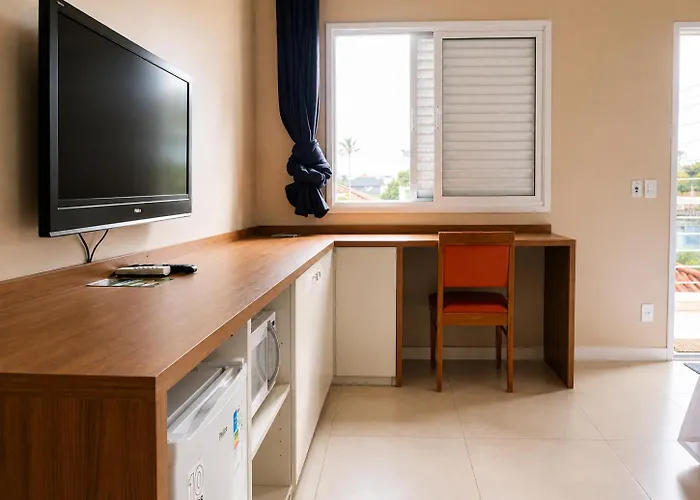 Suite Privativa Prox Sesc Bertioga Ar Wifi Frigobar 01