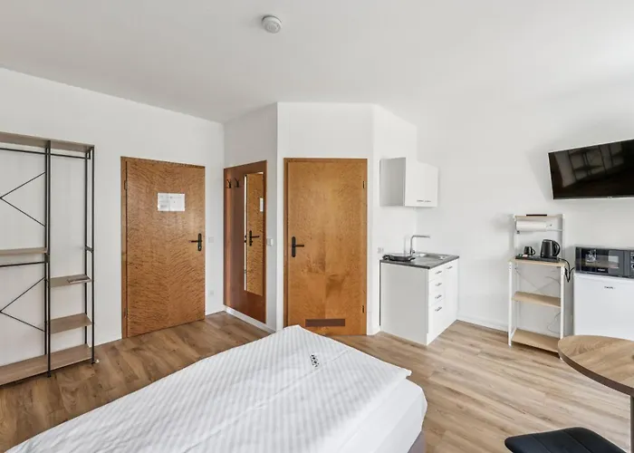 NEU Apart-Hotel Kraut 24-7 Check In Nähe Messe-Airport